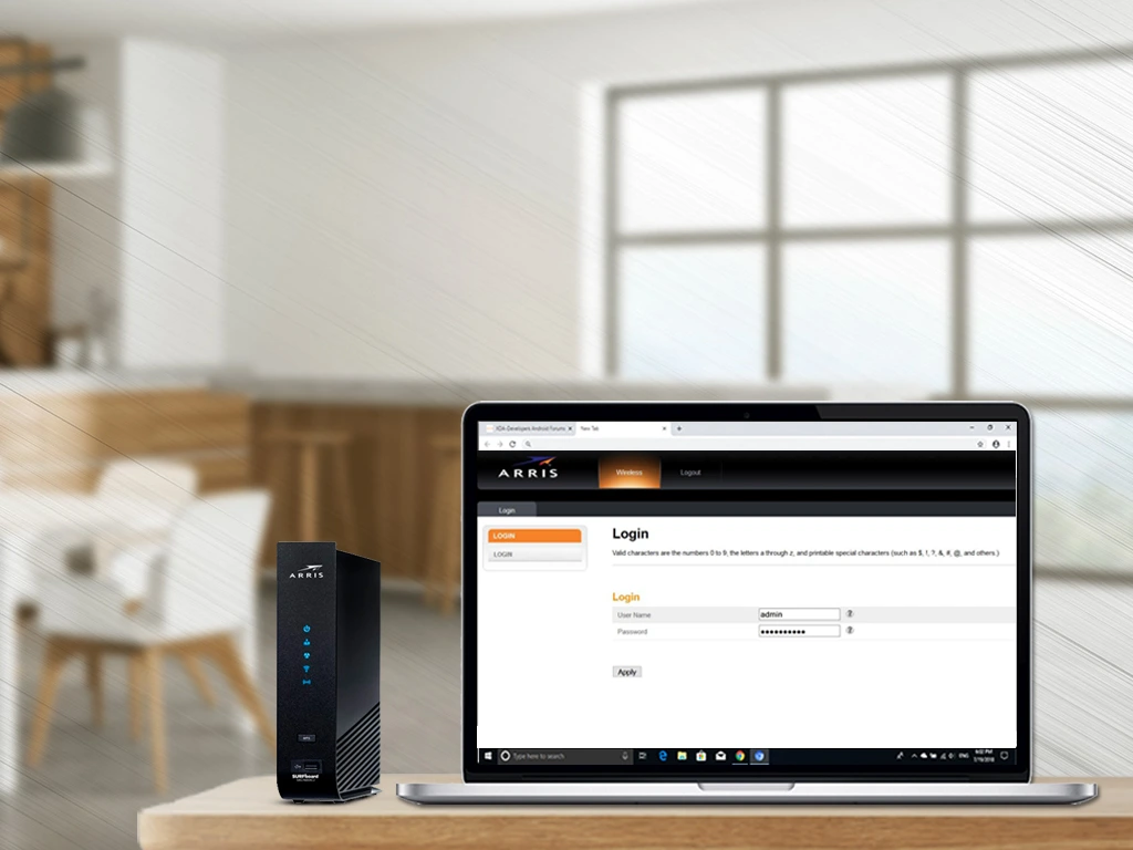 How To Login To Arris Router