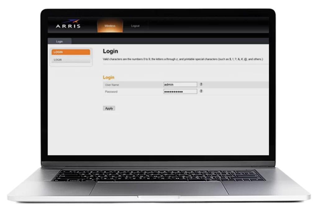 Arris Router Login Requirements